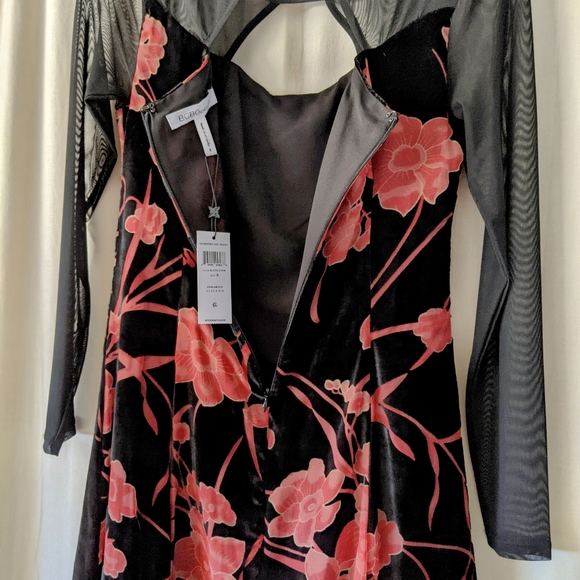 BCBG- Generation Floral Burnout Mini w/Tags sz 6 - Picture 3 of 12